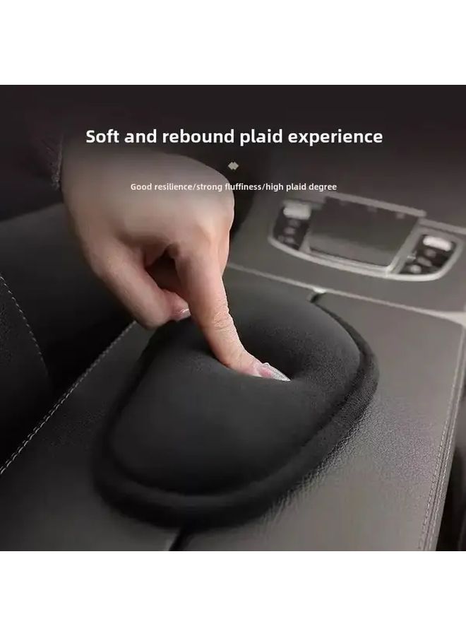 1 Pack Car Knee And Elbow Support Pad Black Non Slip Armrest And Dashboard Pad Heavy Duty Comfort For Driving Long Drives Vehicle Ergonomics Compact Design Durable Padding Road Trip Essentials - Image 3