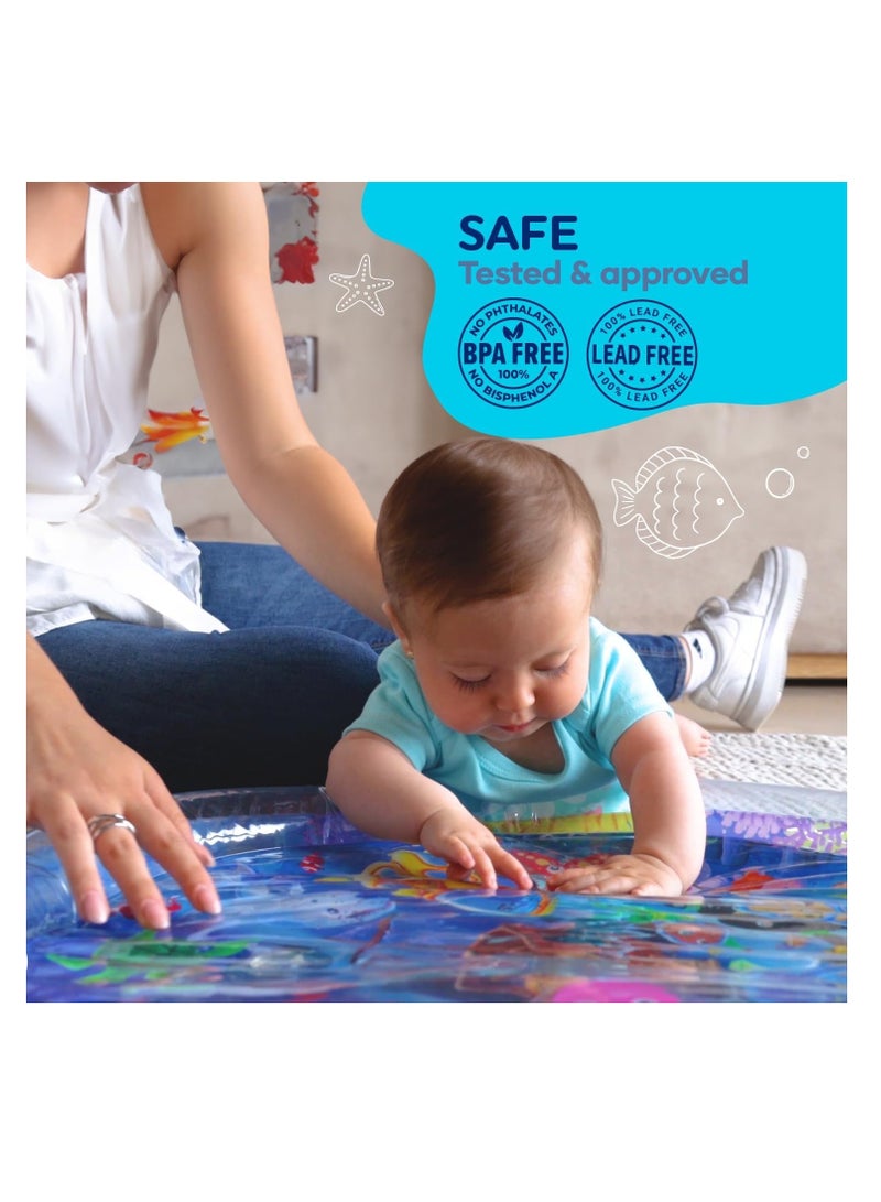 Baby Mat (65 * 65 cm), Premium Activity Center Promoting Baby Toys & Sensory Toys,Baby play mat Visual Stimulation Gift for Boys & Girls  - Image 5