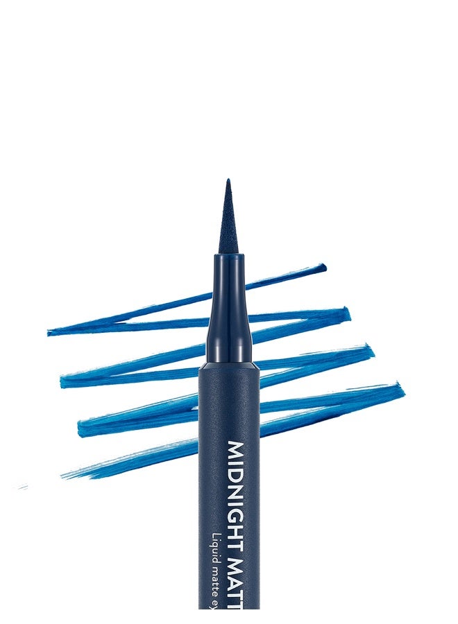flormar Midnight Matte Eyeliner - 03 Dark Blue - Image 3