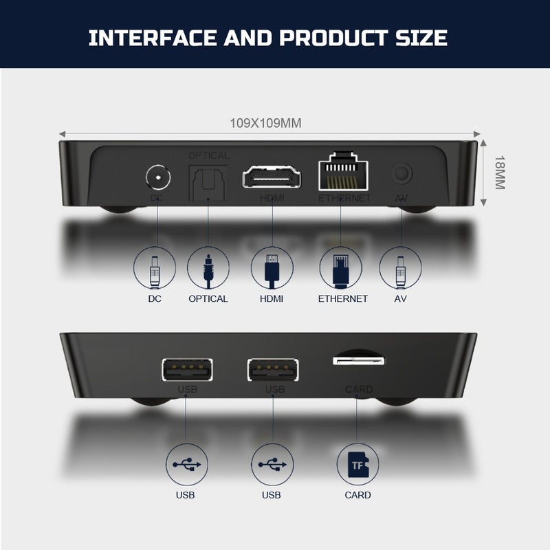 عبر الحدود X96Q Pro صندوق تلفزيون ذكي لاسلكي أندرويد 10 TV BOX 2G/16G Wifi - Image 2