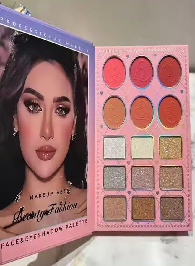 SKINPLUS 3 in1 Book-Style Foldable Makeup Palette Set, Portable & Long-Lasting Suitable for Multiple Skin Tones & Makeup Looks All In One MakeupBook (Beauty Fashion) - Image 3