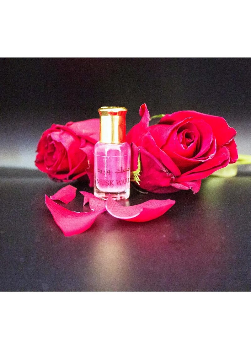 Hamil Al Musk Musk Al Tahara musk Rose Wardi Perfumed Body Lotion 6ml  - Image 4