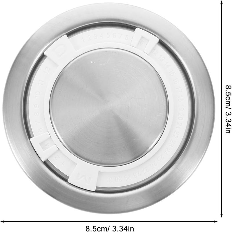 POPETPOP Stainless Steel Mason Jar Lid for Regular Mouth Canning, Leakproof Airtight Replacement Lid for Glass Containers, Sturdy Metal Cover Suitable for Home Canning and Food Storage - Image 2