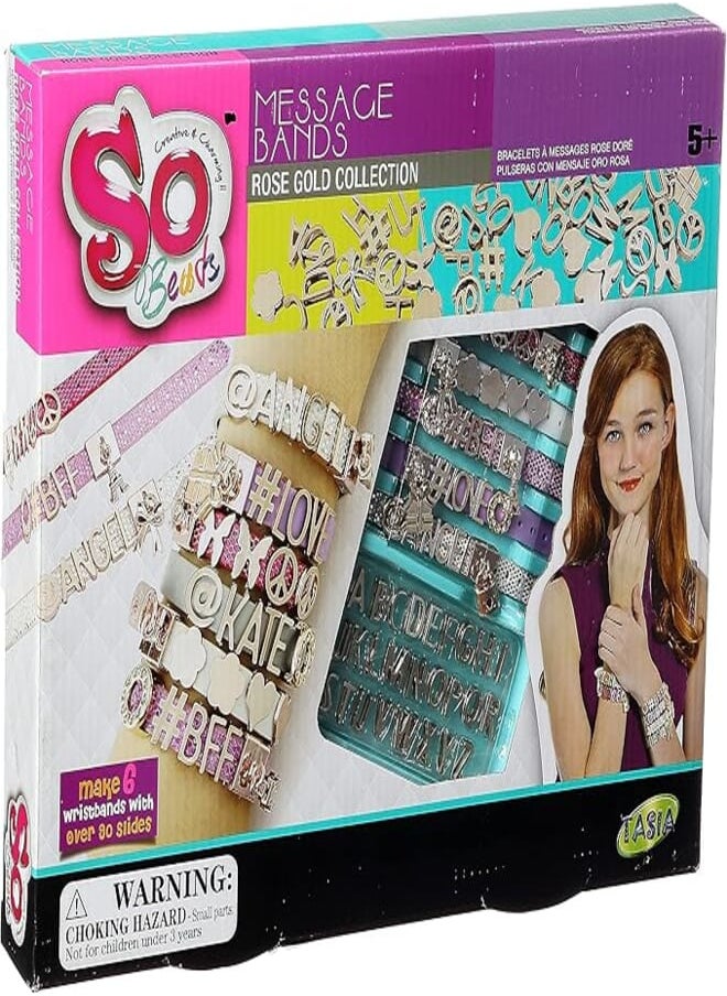 TASIA Tasia So Beads Rose Gold Message Bands T08200-A-A 