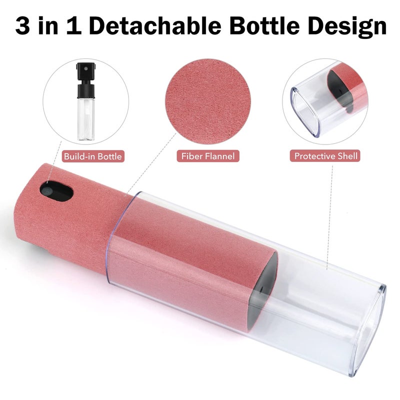 usefulpro 3 Pcs Screen Cleaner, 3 in 1Touchscreen Mist Cleaner Spray Wipe Screen Cleaner Soft Fiber Flannel, Safe for All Phones Glasses Tablet Laptop Car Display Screens - Image 3