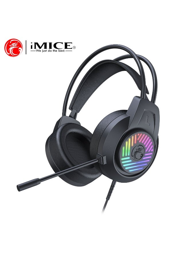 iMICE GK450 High Quality 4 in 1 Gaming Combo Pack RGB Keyboard Mouse Headset Mouse Pad Wired Set for PC Laptop - Image 5