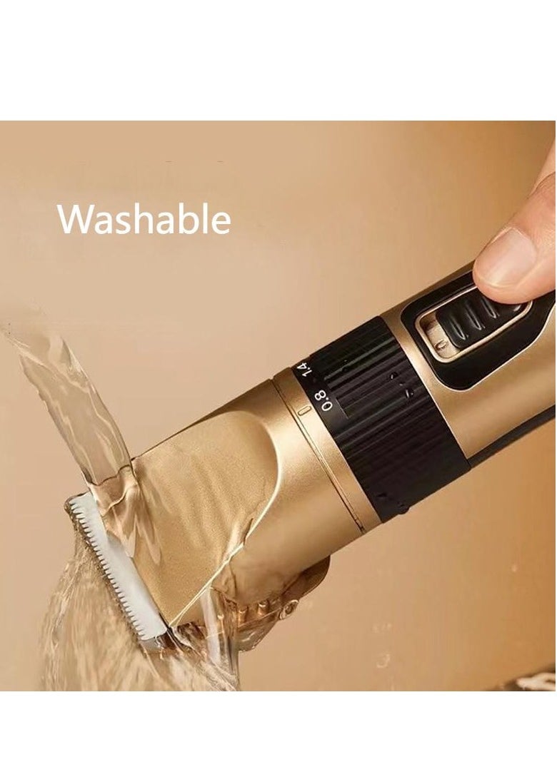 Generic Hair Clipper Beard Trimmer for Men, Waterproof Electric Razor for Nose Body Face and Mustache  - Image 2