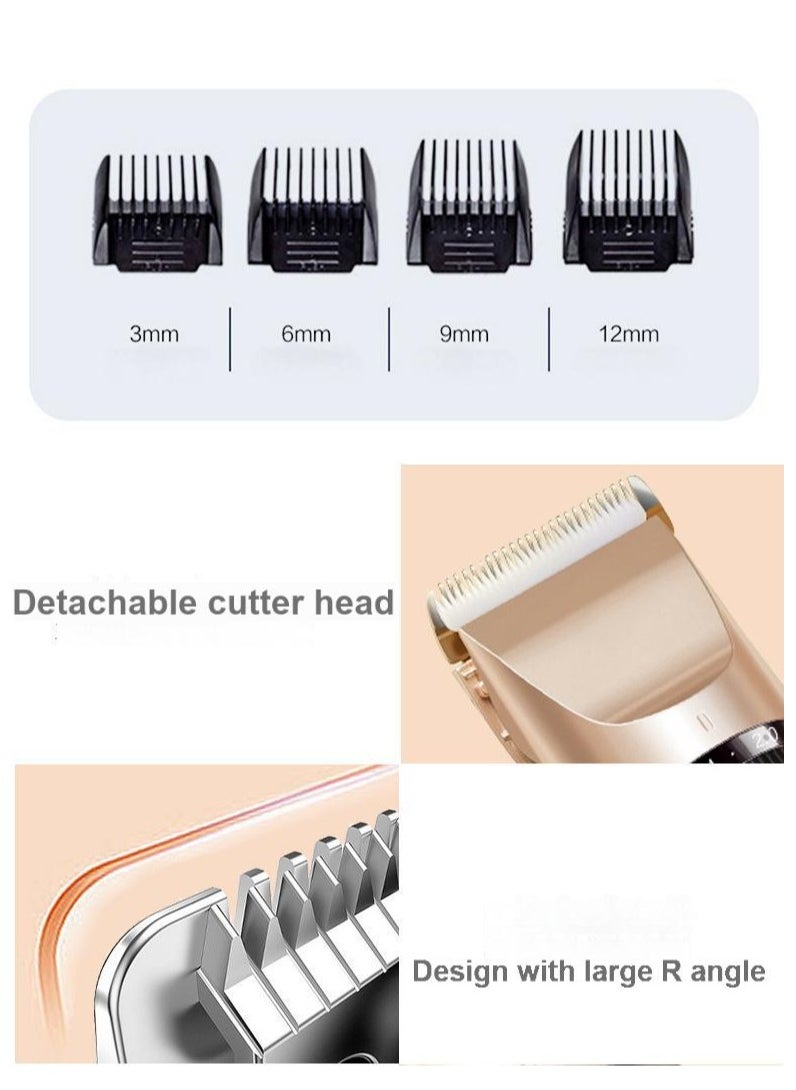 Generic Hair Clipper Beard Trimmer for Men, Waterproof Electric Razor for Nose Body Face and Mustache  - Image 4