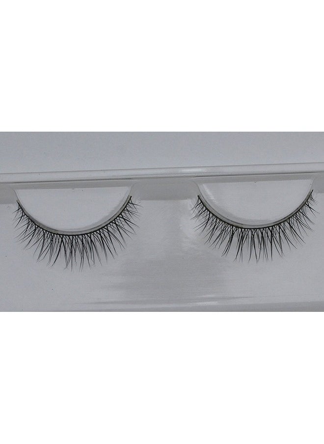 SuncolorHair - Short Eyelashes Fake Natural Look Thin Lashes Small False Real Mink Fur Low 4Pairs - Image 1
