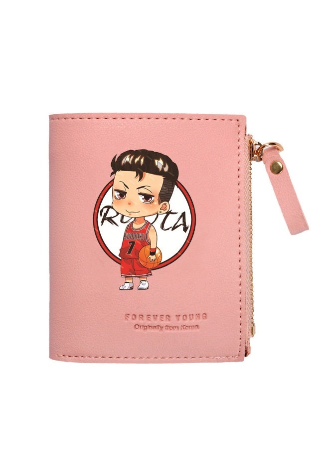 KUYING Slam Dunk Anime Student Lightweight Wallet Card Bag  - Image 1