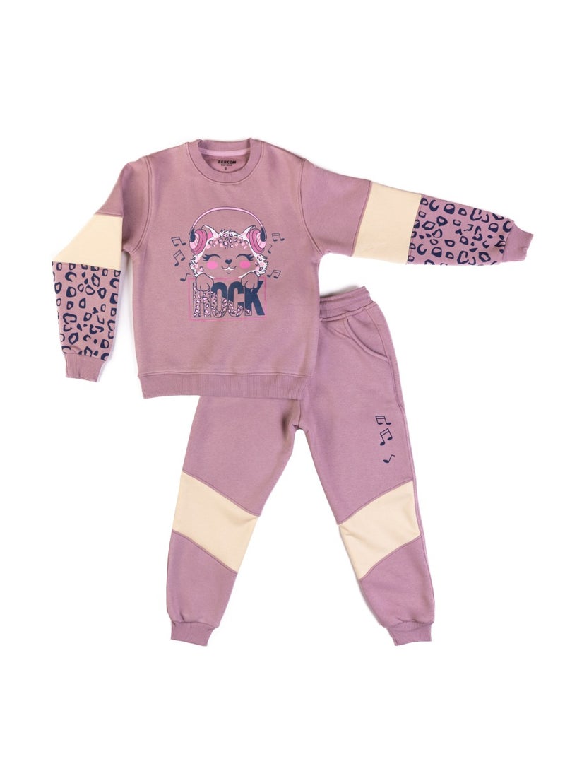 Zercon Winter Pajama Set for Girls - Image 1