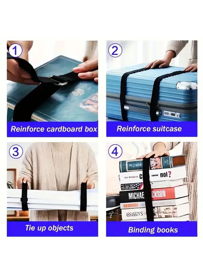 Reusable Cable Management Tape 19.69inch Sturdy Functional Cable Ties With Buckles And Reverse Ties - Image 5