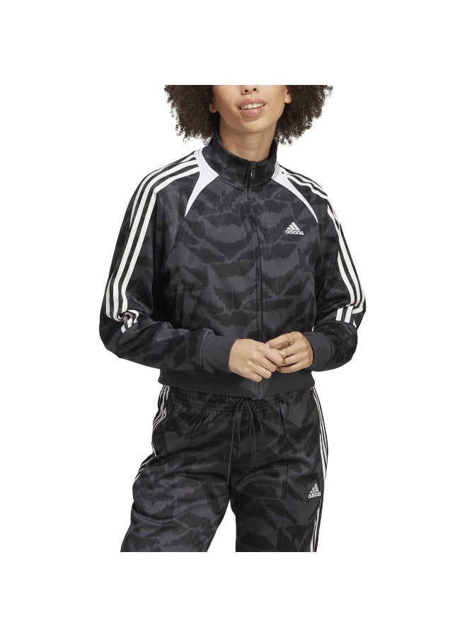 Adidas Adidas W Tiro Tt Lif Grey Training Track Tops For Women Xs  - Image 4