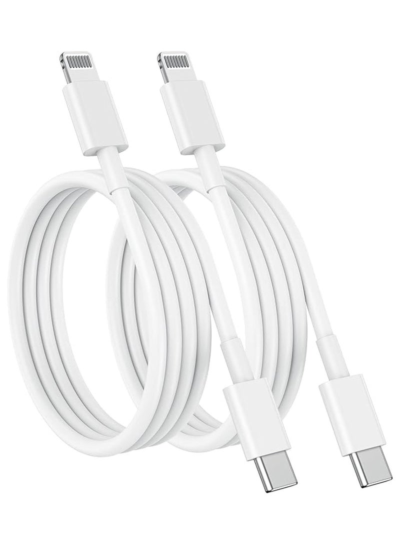 Concretization USB C to Lightning Cable (2pack 6ft), Apple MFi Certified iPhone Fast Charger 2m, Power Delivery Original Type C Charging Cord for Apple iPhone 13/12/11 Pro/11/XS MAX/XR/8/7 Plus,iPad - Image 1