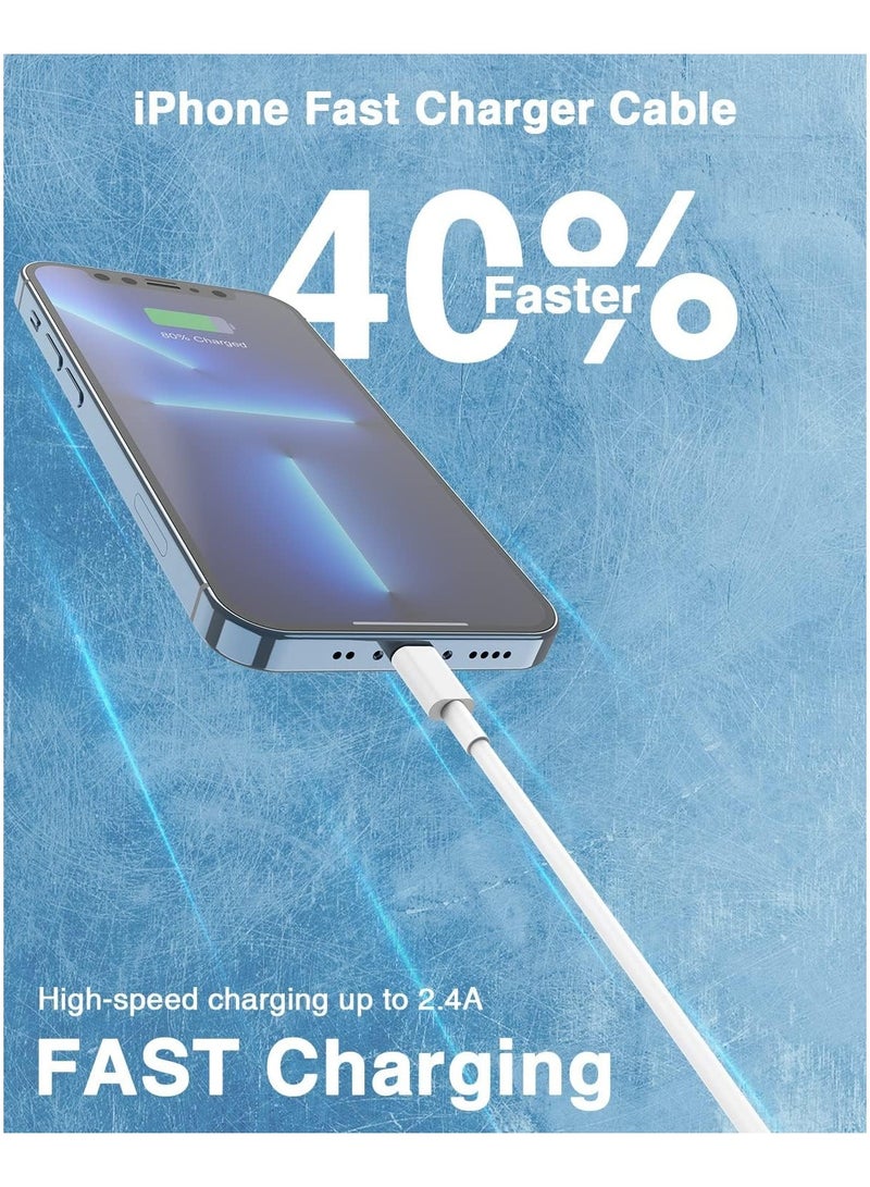 Concretization USB C to Lightning Cable (2pack 6ft), Apple MFi Certified iPhone Fast Charger 2m, Power Delivery Original Type C Charging Cord for Apple iPhone 13/12/11 Pro/11/XS MAX/XR/8/7 Plus,iPad - Image 4