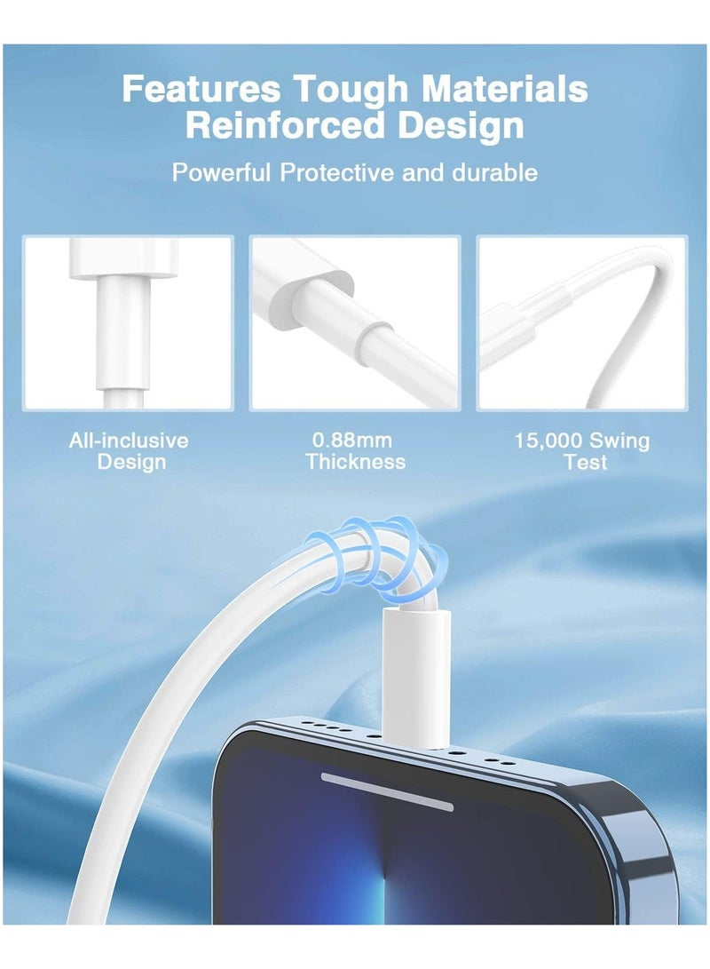 Concretization USB C to Lightning Cable (2pack 6ft), Apple MFi Certified iPhone Fast Charger 2m, Power Delivery Original Type C Charging Cord for Apple iPhone 13/12/11 Pro/11/XS MAX/XR/8/7 Plus,iPad - Image 5