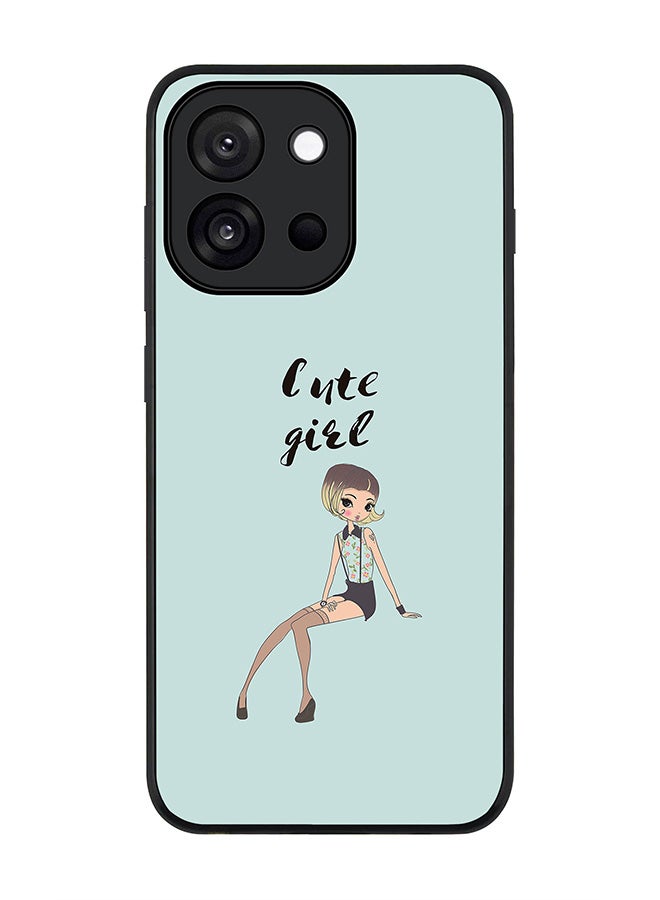 Stylizedd For OnePlus 13s / 13T Case,Slim fit Camera Protection, Shockproof Thin Phone cover  - Shy Cute Girl