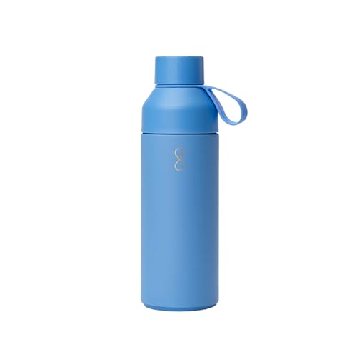 Ocean Bottle Original 17 oz | Stainless Steel Water Bottle | Reusable & Sustainable | Keeps Drinks Cold & Hot | Eco Friendly Gift (Lagoon Blue) - Image 1