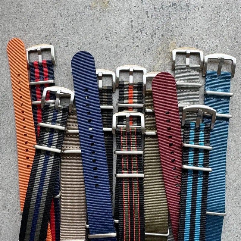Bluejw 18mm 20mm 22mm 24mm Nylon Replacement Watch Straps for Men Women – Durable & Comfortable Watch Band to Replace the Watch Strap - Image 4