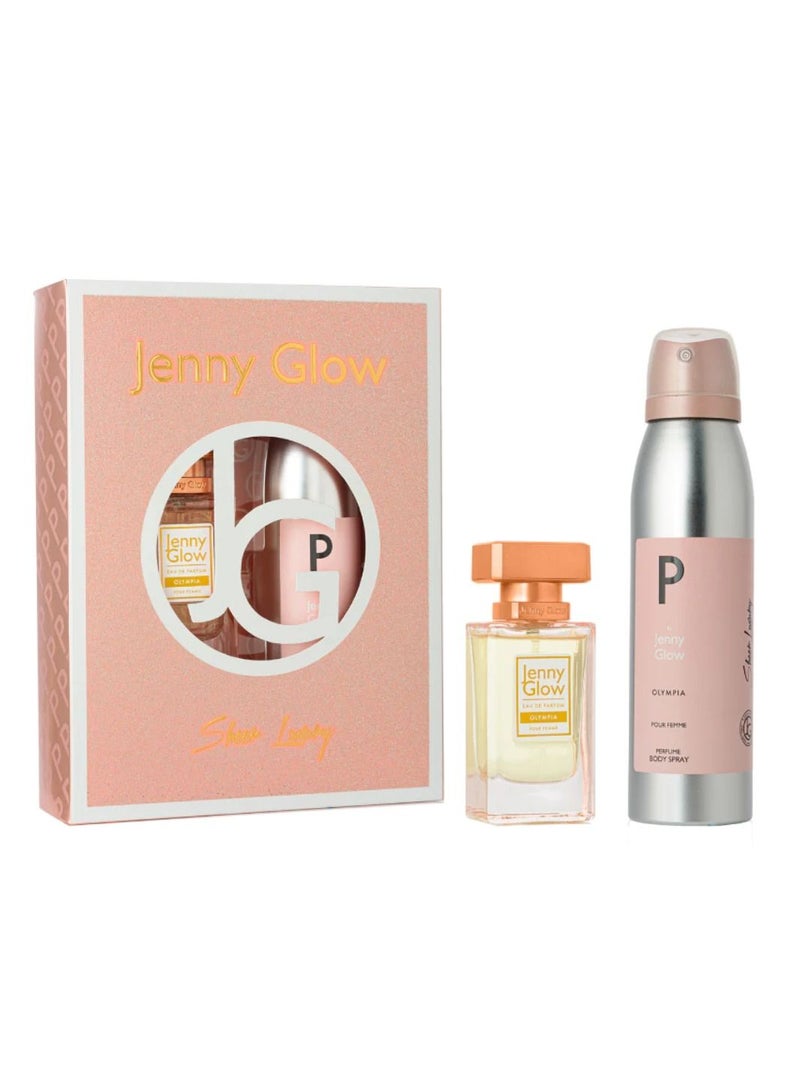 Jenny Glow Olympia 2 Piece Gift Set 30ml Eau De Parfum + 150ml Body Spray