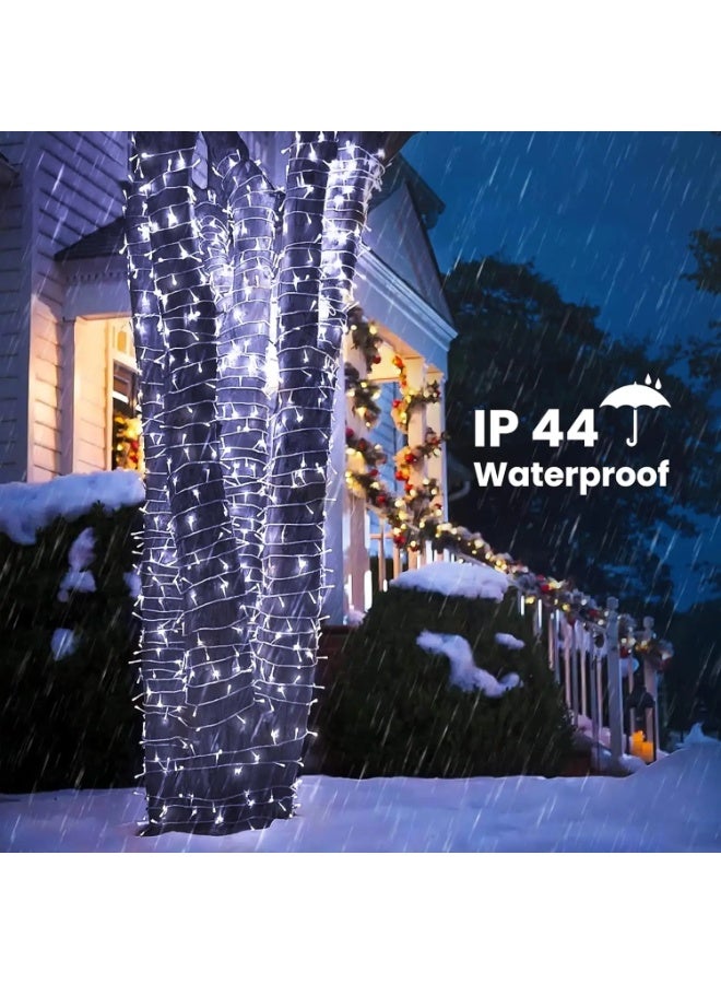 MODI 50M White LED String Lights – 480 LEDs, 2-Pin Plug-In, Waterproof IP44 Fairy Lights for Christmas Decorations, Birthday & Party Decor, Garden & Outdoor Lighting - Image 5
