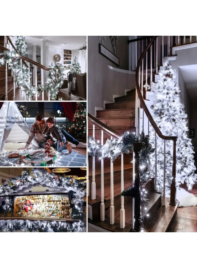 MODI 50M White LED String Lights – 480 LEDs, 2-Pin Plug-In, Waterproof IP44 Fairy Lights for Christmas Decorations, Birthday & Party Decor, Garden & Outdoor Lighting - Image 3