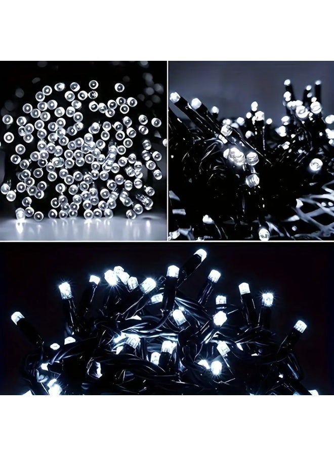 مودي سلسلة أضواء LED بيضاء بطول 50 مترًا - 480 مصباح LED، موصل ثنائي السنون، مقاومة للماء IP44، أضواء خرافية لديكورات عيد الميلاد، وديكورات أعياد الميلاد والحفلات، وإضاءة الحدائق والأماكن الخارجية - Image 1