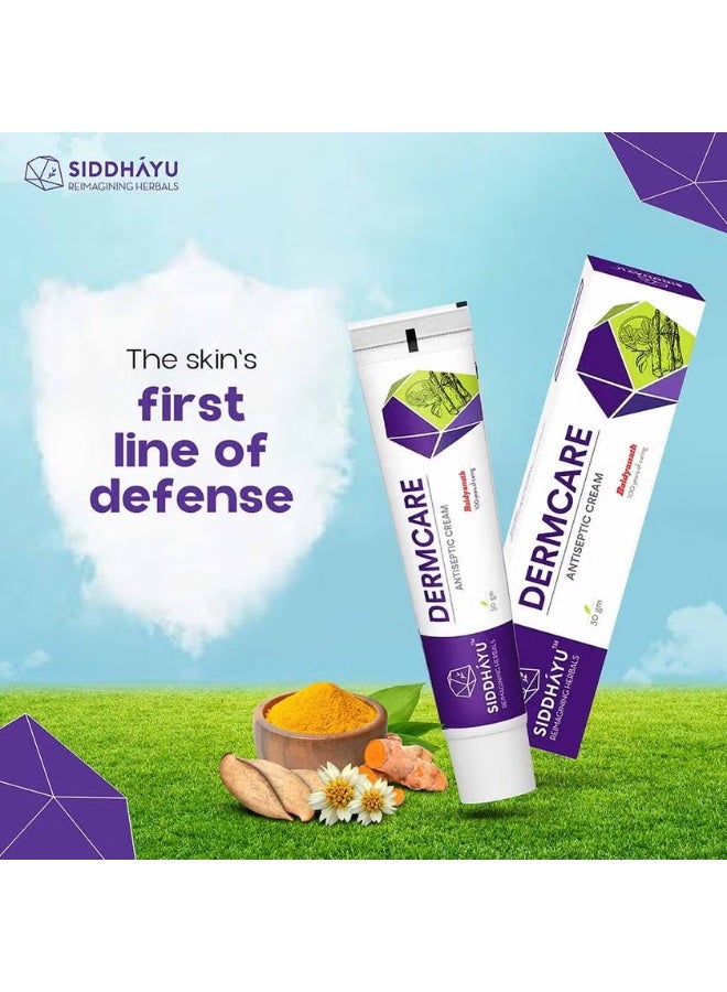 SIDDHAYU Dermcare Antiseptic Cream For Wounds & Burns 30gm - Image 4