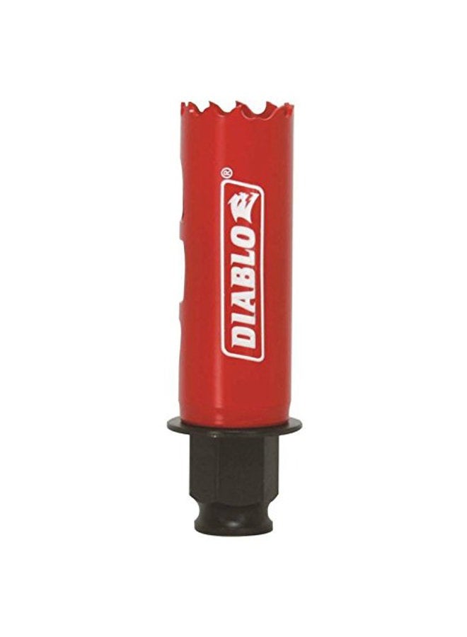 Diablo Bi-Metal Hole Saw with Variable Tooth Design for Faster Cuts - Fits with Snap-Lock Plus Mandrel System - 1" Diameter, 2-3/8" Length - DHS1000 - Image 2