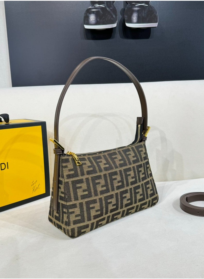 Fendi Rx Zucca Jacquard Pouch Handbag  - Image 2
