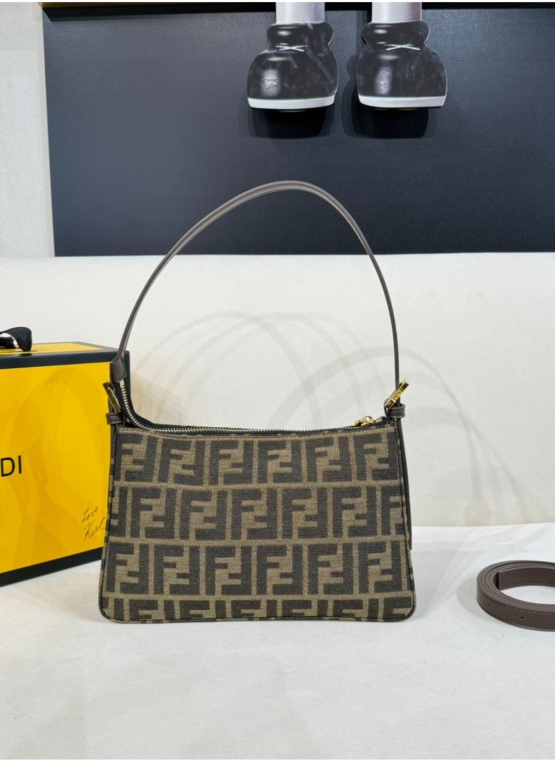 Fendi Rx Zucca Jacquard Pouch Handbag  - Image 3