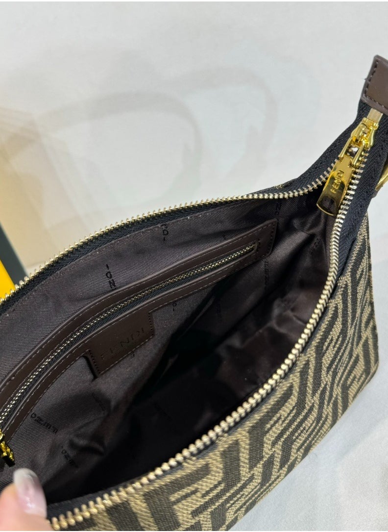 Fendi Rx Zucca Jacquard Pouch Handbag  - Image 4