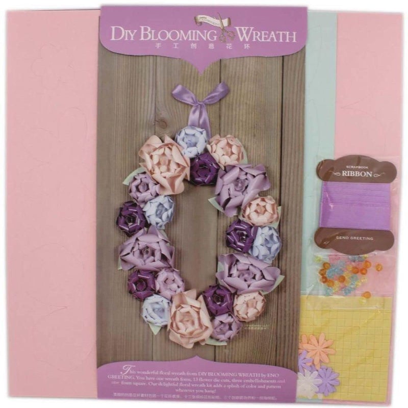 R H LIFESTYLE R H LIFESTYLE DIY Blooming Wreath Kit for Art Craft Home Door Decoration ANC4556 - Image 5