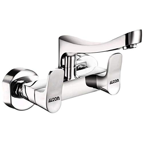 ALTON ARA19060 Brass Sink Mixer with Swivel Spout, Chrome Finish - Image 1