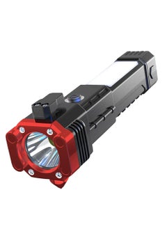 Vinsh Enterprise VINSH ENTERPRISE Torch Lights Rechargeable High Power Long Distance Led Flash Light Battery USB Charger Power Bank with Car Emergency Glass Hammer Waterproof Car Seat Belt Cutter Camping Travelling  - Image 1