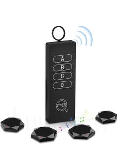 Quick Key Viewer Remote Finder 80DB+, Luubom Tracking Devices, Item Locator Tags with 164ft, Wireless Locator for Finding Wallet Phone Glasses Key, 1 RF Transmitter & 4 Receivers