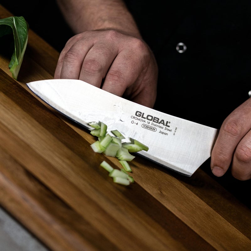 Global 7 Inch Oriental Chef's Knife - Lightweight Japanese Stainless Steel, Razor-Sharp Edge, Made in Japan, G-4 - Image 2