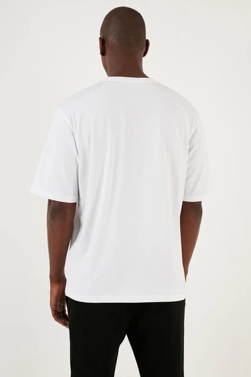 بوراتي Cotton Printed Oversize Crew Neck T Shirt Men's T Shirt 5902641