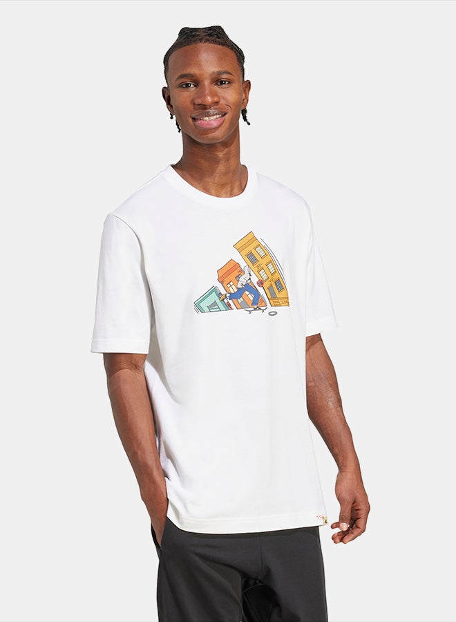 Adidas Doodle Hunt Skate Graphic T-Shirt - Image 3