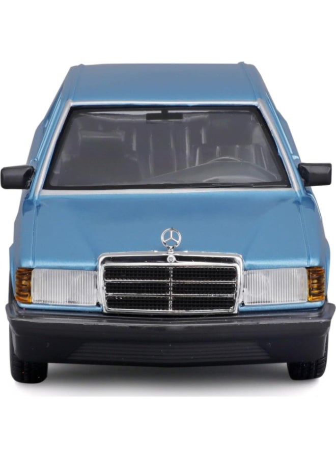 Bburago Mercedes-Benz 190 E 2.6 Die-cast Car (1:24, Light Blue) - Image 2