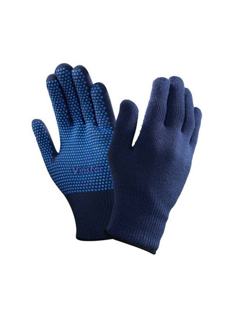 VINSTAR (Pack of 24 Pairs) Vinstar Autocare Dotted Cotton Hand Gloves for Industrial and Indoor Use - Image 2