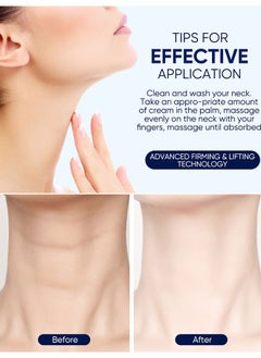 MOOYAM Neck Firming Lifting Cream, Neck and Body Firming Cream for Anti-Aging, Reducing Wrinkles, Removing Double Chin, Polypeptide Retinol Collagen Lighten Neck Lines Cream  - Image 2