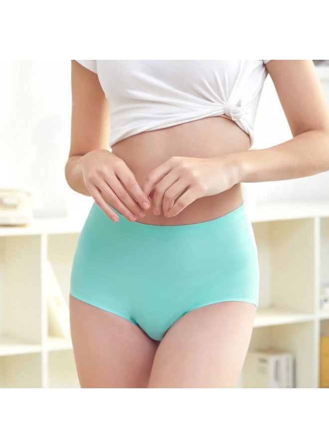 FallSweet No Show High Waist Briefs Underwear for Women Seamless Panties,Pack of 5 (Color2, L) - Image 2