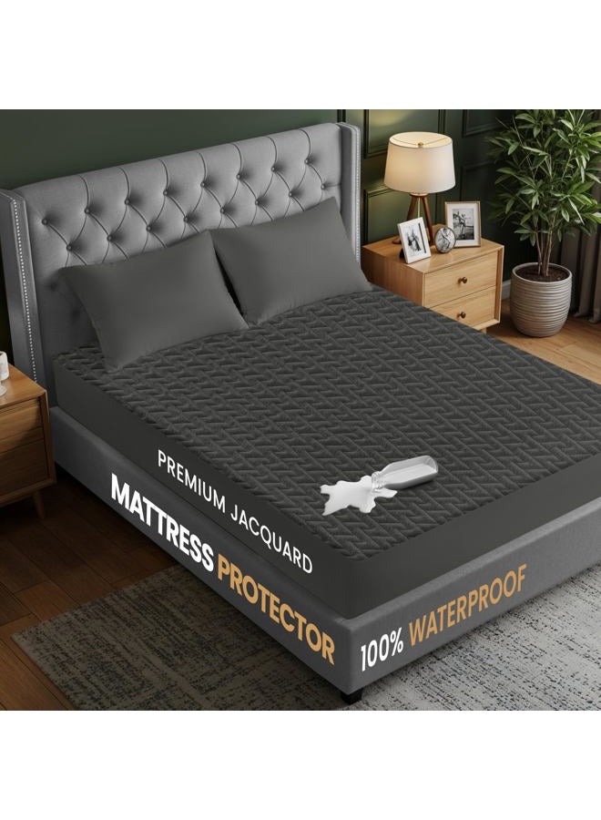 Utopia Bedding Waterproof Mattress Protector California King Size (Gray), Premium 3D Air Soft Fabric Mattress Cover, Fits 17 Inches Deep, Breathable, Fitted Style with Stretchable Pockets - Image 3