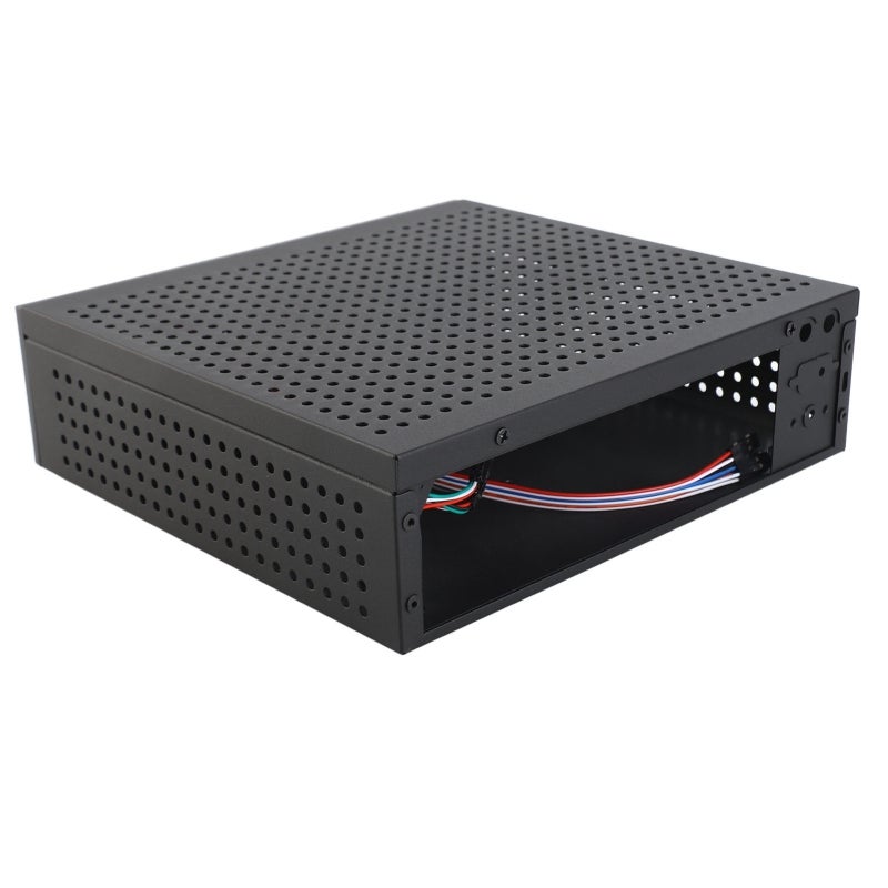 Mini ITX Case SECC Compact Desktop Computer Case with Anodized Sandblasting Good Heat Dissipation - Horizontal Mini Computer Case for Home Video Computers Self-Service Terminals" for " Mini ITX Case - Image 5