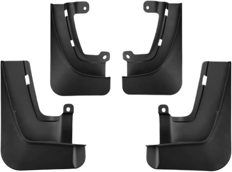 Tesla Model X 2022 2024 لوحات الوحل واقيات الرش حماية الإطارات السوداء - Image 2