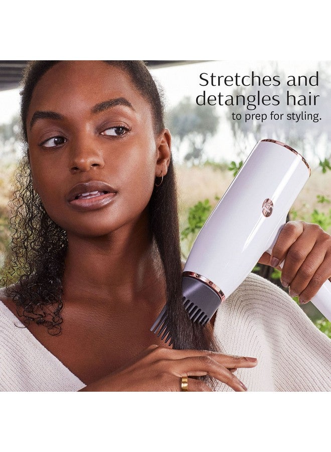 T3 Smoothing Comb Blow Dryer Attachment ; Compatible With T3 Aireluxe T3 Featherweight Styleplus & T3 Featherweight 3I Hair Dryers ; Vented Teeth To Prep Stretch And Detangle Curly Or Coily Hair