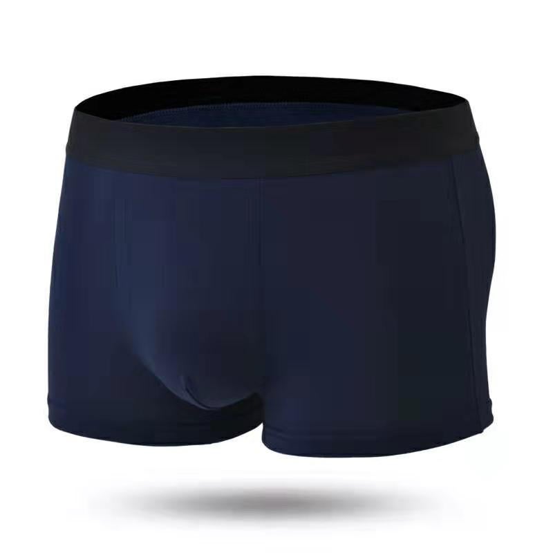 Mens Briefs Solid U-Convex Breathable Sweat-Wicking Sapphire Blue 8004 
