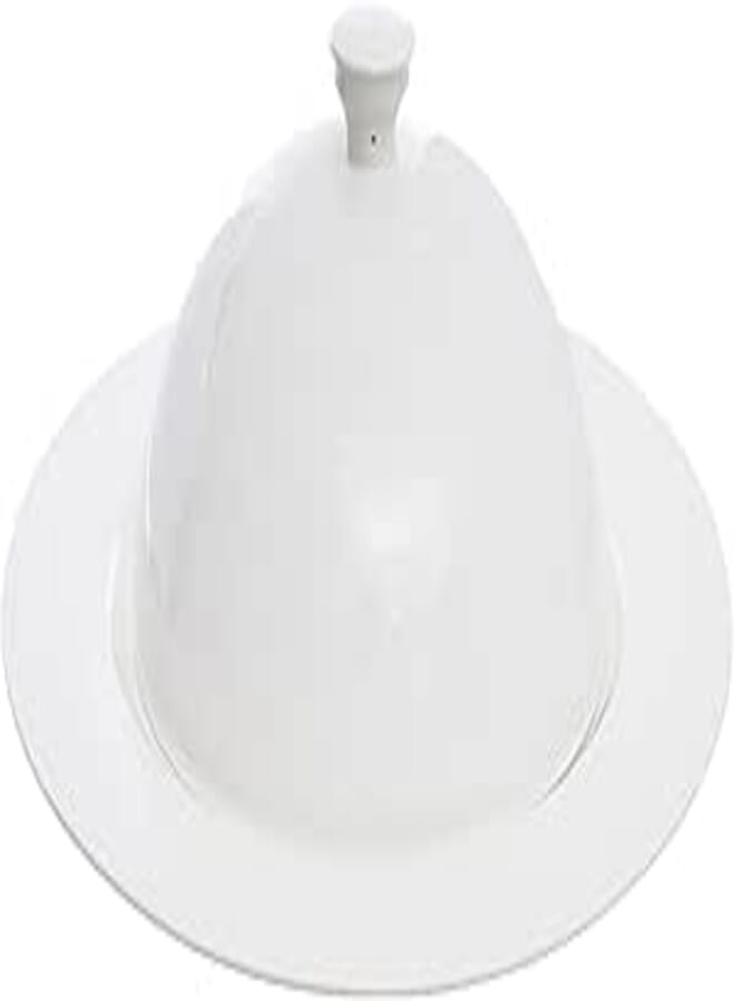 Rosa Porcelain Round Service Plate with Lid, 35 cm Size