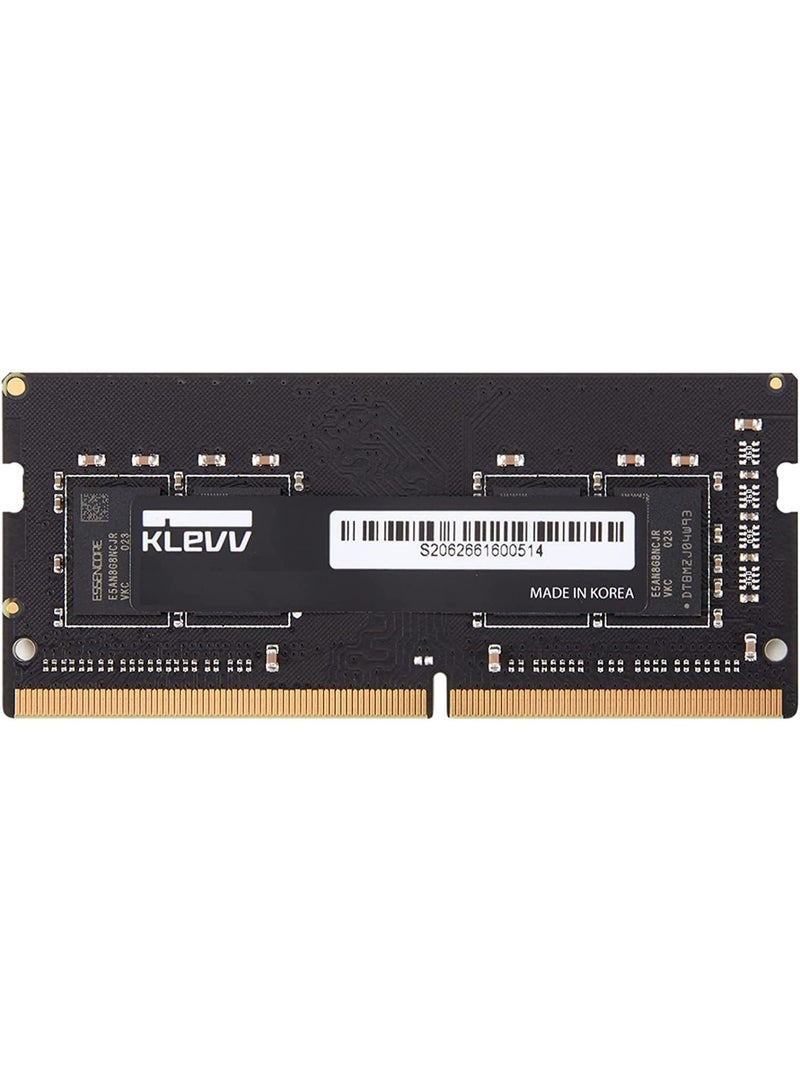 KLEVV DDR4 8GB 1x8GB 3200MHz CL22 1.2V SODIMM Laptop Ram Memory SK Hynix Chip KD48GS880 32N220A 8GB 1 x 8GB 3200MHz Black - Image 1
